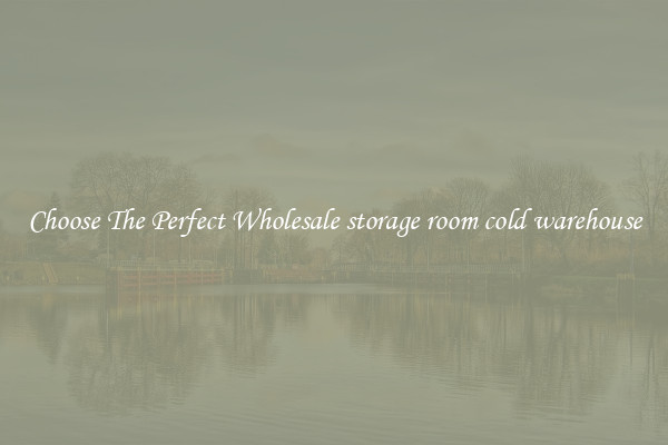 Choose The Perfect Wholesale storage room cold warehouse