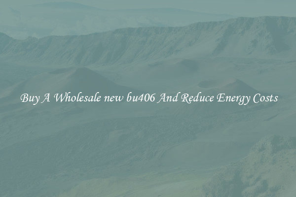 Buy A Wholesale new bu406 And Reduce Energy Costs
