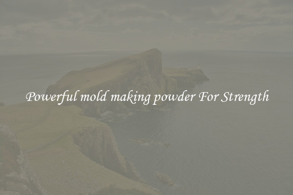 Powerful mold making powder For Strength