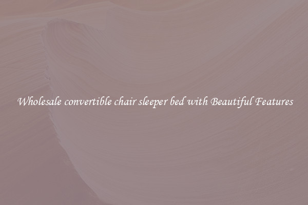 Wholesale convertible chair sleeper bed with Beautiful Features