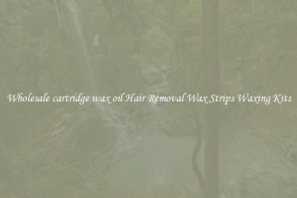 Wholesale cartridge wax oil Hair Removal Wax Strips Waxing Kits