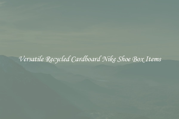 Versatile Recycled Cardboard Nike Shoe Box Items